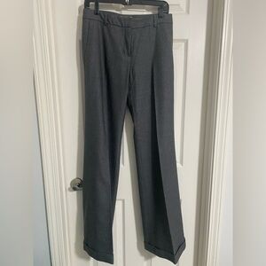 Burberry Charcoal Gray Trousers, Size US 8